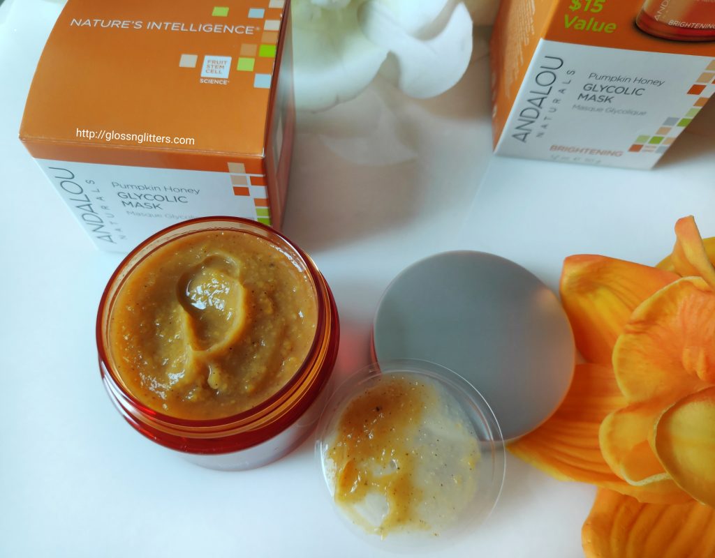 Andalou Naturals Pumpkin Honey Glycolic Mask Review