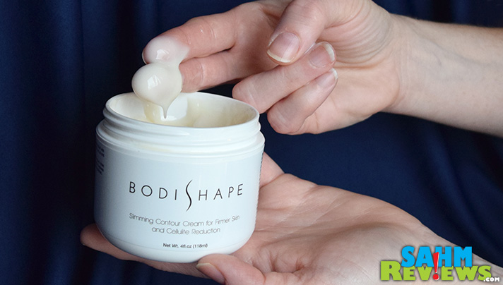 Not too thick, not too watery. BodiShape cream spreads easily (and smells good!). - SahmReviews.com