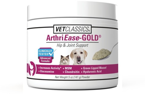 VetClassics ArthriEase-GOLD Hip & Joint Support Powder Dog & Cat Supplement