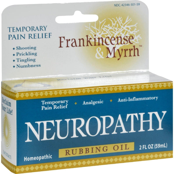 Frankincense And Myrrh Neuropathy Rubbing Oil - 2 Fl Oz