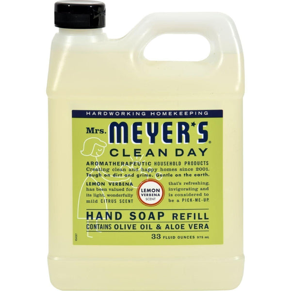 Mrs. Meyer's Liquid Hand Soap Refill - Lemon Verbena - 33 fl oz - Case of 6
