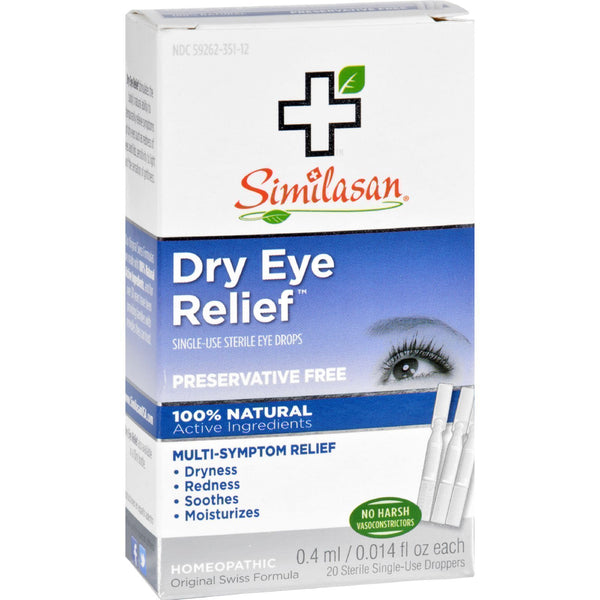 Similasan Dry Eye Relief - 20 Sterile Single-use Droppers