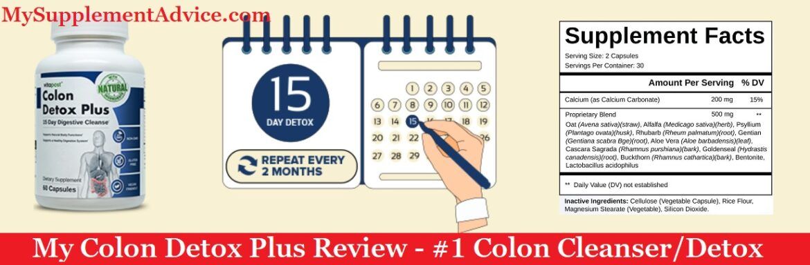 My Colon Detox Plus Review - Best Colon Cleanser