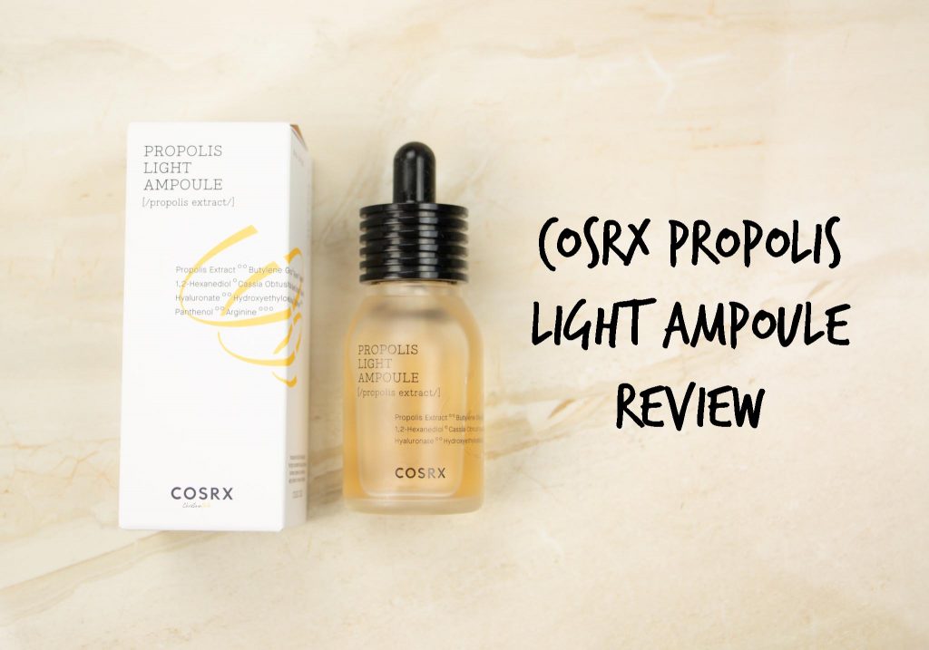 Cosrx proplis light ampoule review
