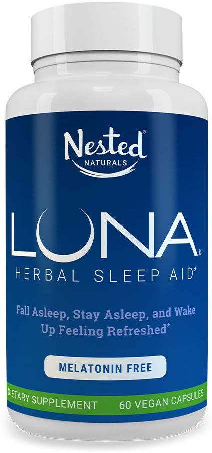 6. Nested Naturals Luna Herbal Sleeping Aid (Melatonin-Free)