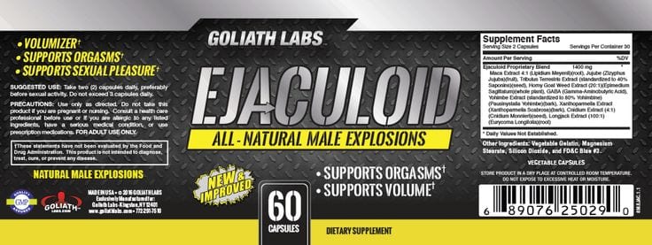 Ejaculoid-Supplement-Facts