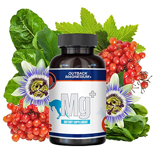 Outback Magnesium+ - Maximum Absorption Magnesium Supplement Complex - Vegan, Gluten-Free 90 Capsules Cover