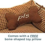 PLS Birdsong Paradise Bolster Large Dog Bed with Pillow Thumb #2