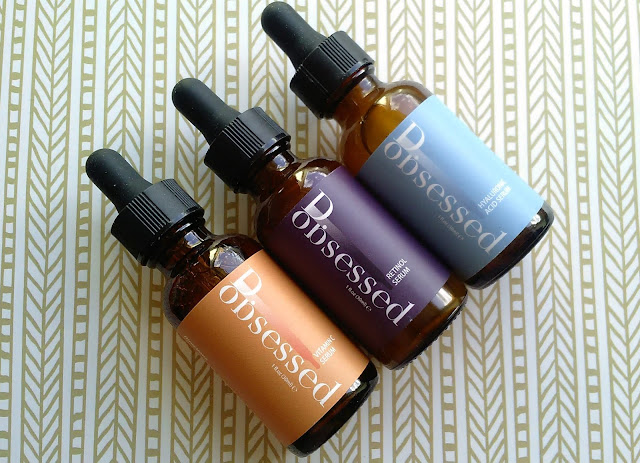 D.Obsessed - Hyaluronic Acid, Vitamin C and Retinol cruelty-free face serums