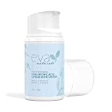 Eva Naturals Hydrating Hyaluronic Acid Cream - Anti-Aging, Wrinkle Smoothing Facial Moisturizer With Aloe Vera & Retinol For Face, Body, Neck, Hands - All-Natural Firming Day & Night Cream - 1.7 Oz