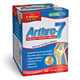 Nutrivita Arthro7 Natural Joint Support Supplement for Men and Women - Advanced Pain Relief from Arthritis and Joint Inflammation in the Neck, Back, Hand, Arm, Knee and Hip - 60 GMO-Free Capsules