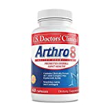 U.S. Doctors’ Clinical Arthro8 - Clinically Proven AR7 Joint Support Complex with Hyaluronic Acid, Turmeric, and Collagen for Flexibility, Mobility, and Strong Cartilage (60 Capsules – 1 Month Supply)