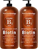 Biotin Shampoo and Conditioner Set for Hair Growth and Thinning Hair – Thickening Formula for Hair Loss Treatment – For Men & Women – Anti Dandruff - 16.9 fl Oz