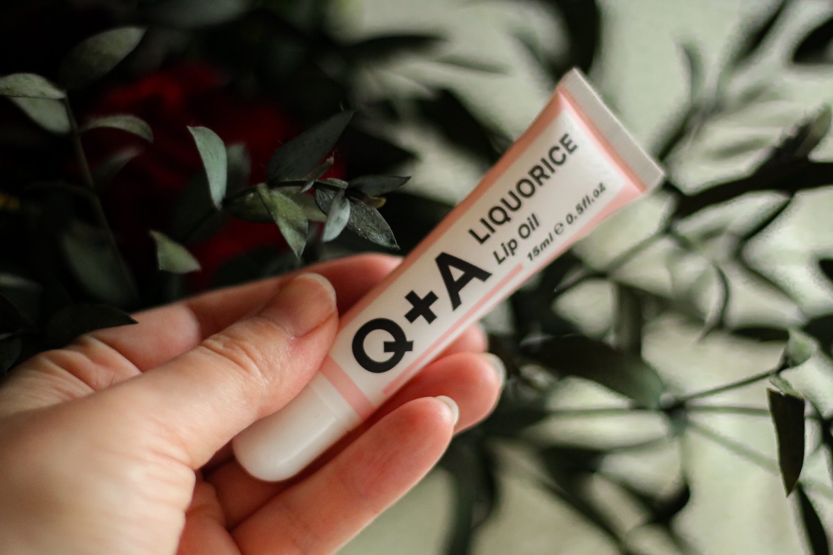 Q+A Natural Skincare products health lip oil in plants