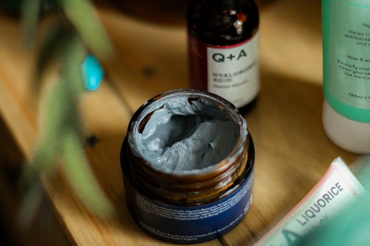 Q+A Natural Skincare products health face mask
